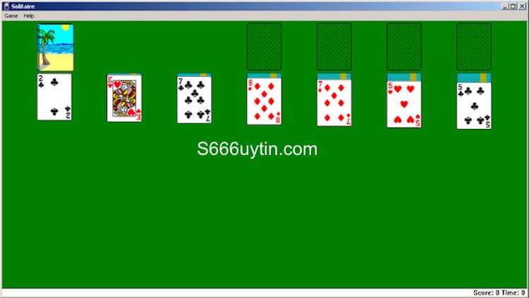 game xếp bài Solitaire cổ điển